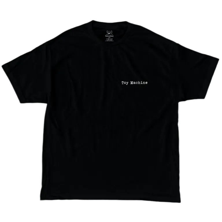 Toy Machine - Charred Cross Tee Black