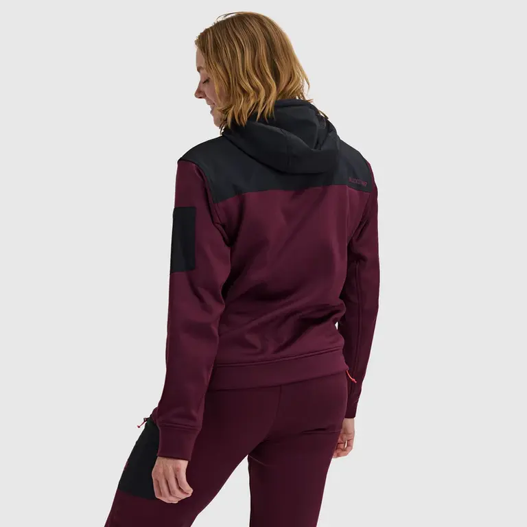 BlackStrap Blackstrap - W's Spectrum Full Zip Cherry