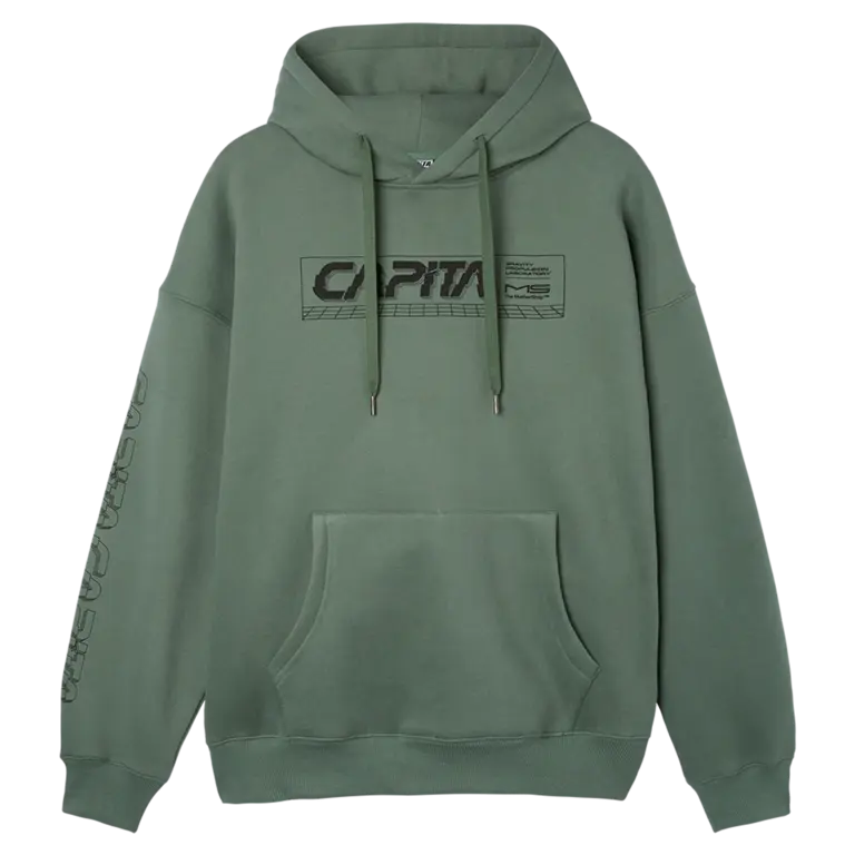 Capita Capita - Fracture Hoodie Olive