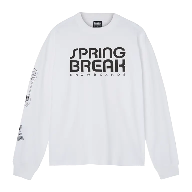 Capita Capita - Computer Long Sleeve Tee White