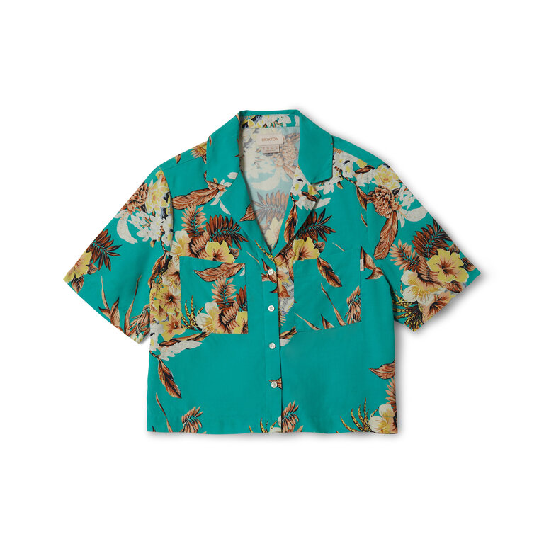Brixton Brixton - Campos Button Down Retro Green