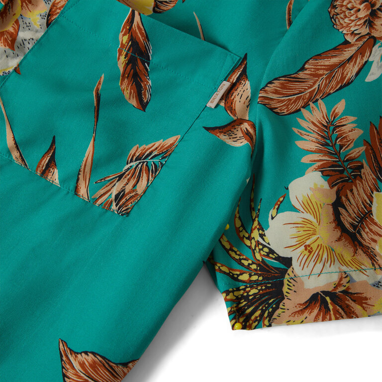 Brixton Brixton - Campos Button Down Retro Green