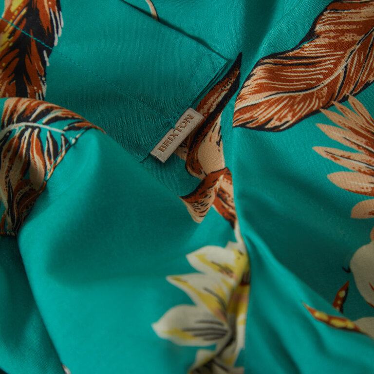 Brixton Brixton - Campos Button Down Retro Green