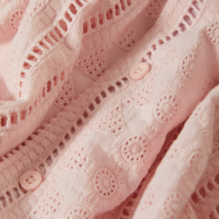 Brixton Brixton - Paradise Woven Short Sleeve Chalk Pink