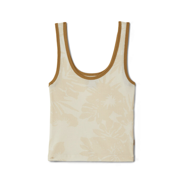 Brixton Brixton - W's Ringer Organic Tank White/Olive