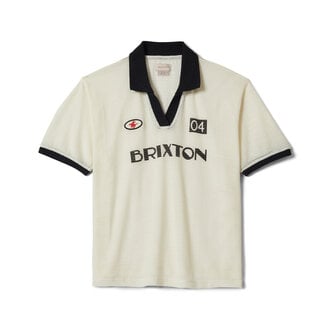 Brixton Brixton - Varsity Tee Off White/Black