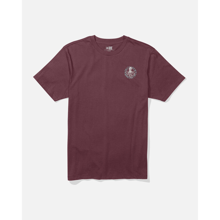 Salty Crew Salty Crew - Tentacles SS Tee Burgundy