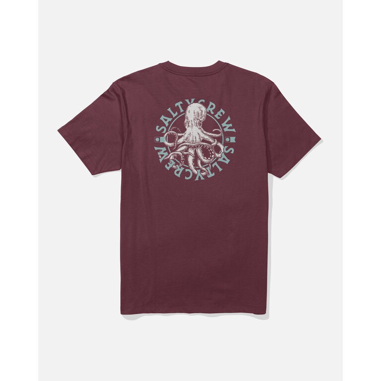 Salty Crew Salty Crew - Tentacles SS Tee Burgundy