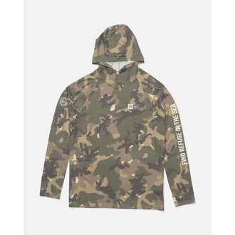 Salty Crew Salty Crew - Mariner Lite UV Hood Green Camo