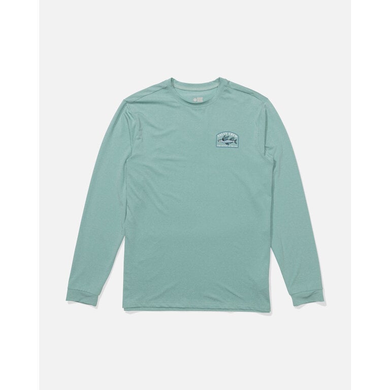 Salty Crew Salty Crew - Fly Home LS Sunshirt Seaside Heather