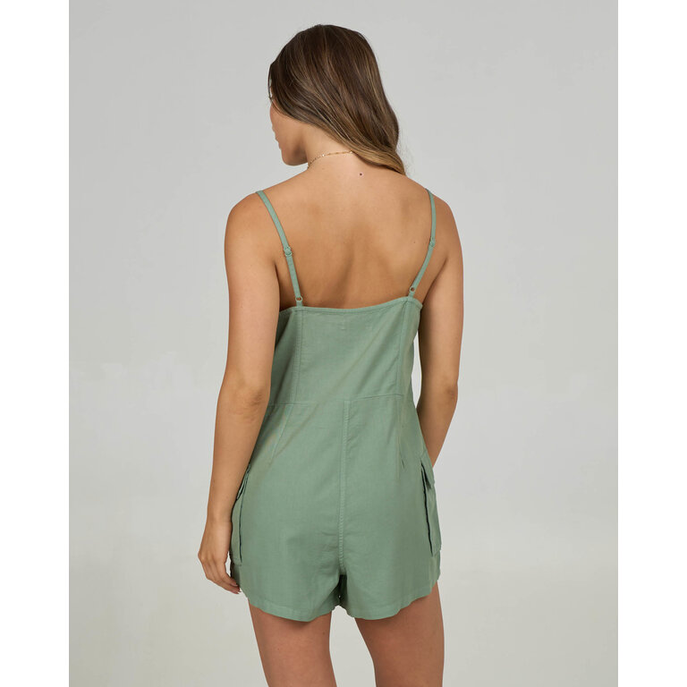Salty Crew Salty Crew - Driftwood Romper Green Bay