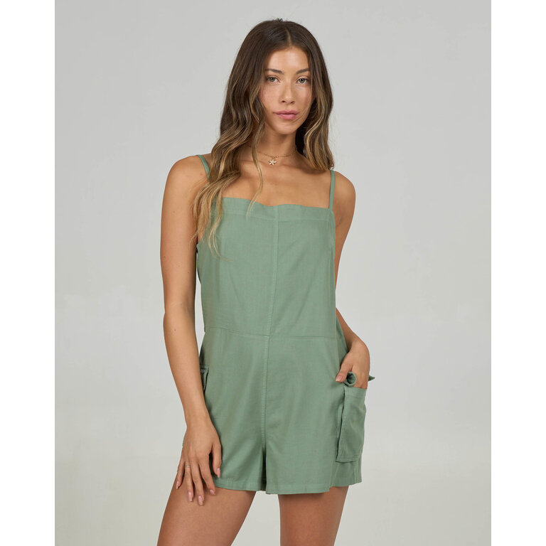 Salty Crew Salty Crew - Driftwood Romper Green Bay