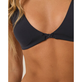 Salty Crew Salty Crew - Seafarer Solids Tall Tri Top  Black