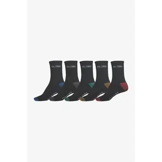 Globe Globe - Ingles Crew Sock 5 Pack