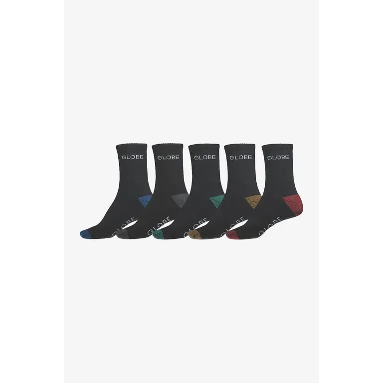 Globe Globe - Ingles Crew Sock 5 Pack