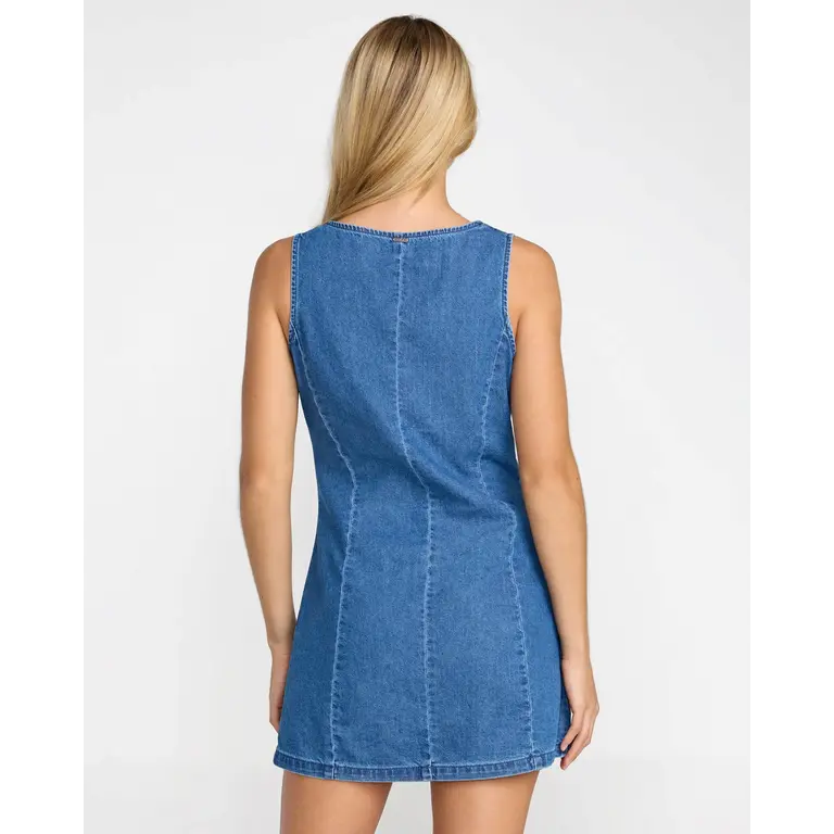 RVCA RVCA - Lainey Mini Dress Crystal Blue