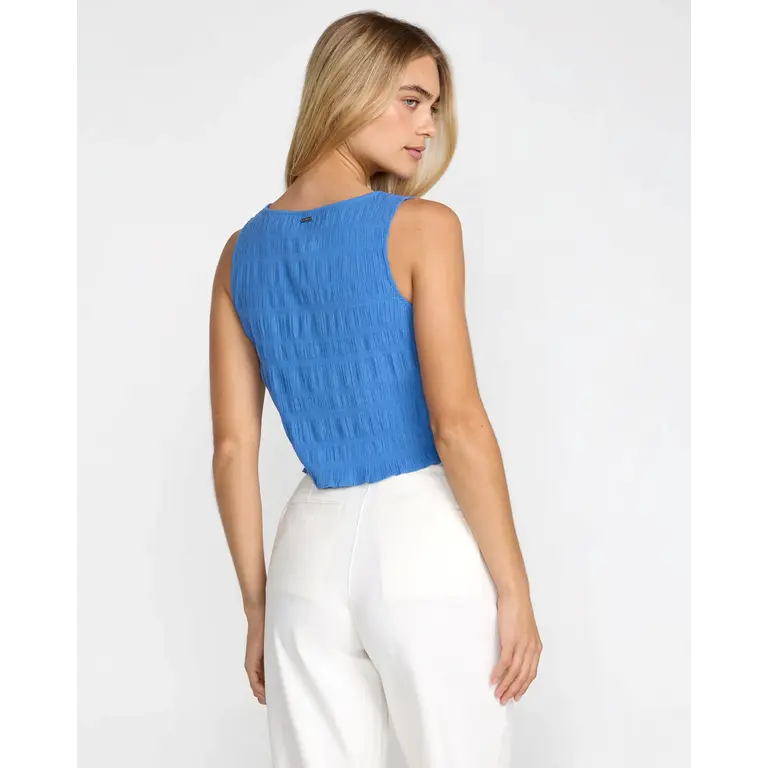 RVCA RVCA - Scrunch Top Blue Relic