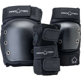Pro-Tec Pro-Tec - Street Jr. 3-PK Pad Set Black