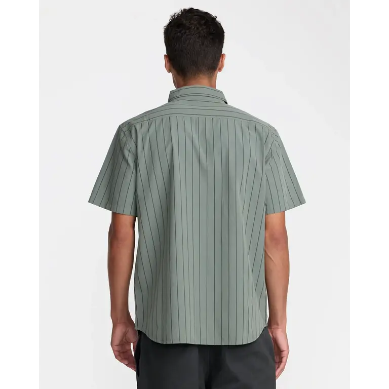 RVCA RVCA - Dayshift Workwear Stripe Short Sleeve Shirt