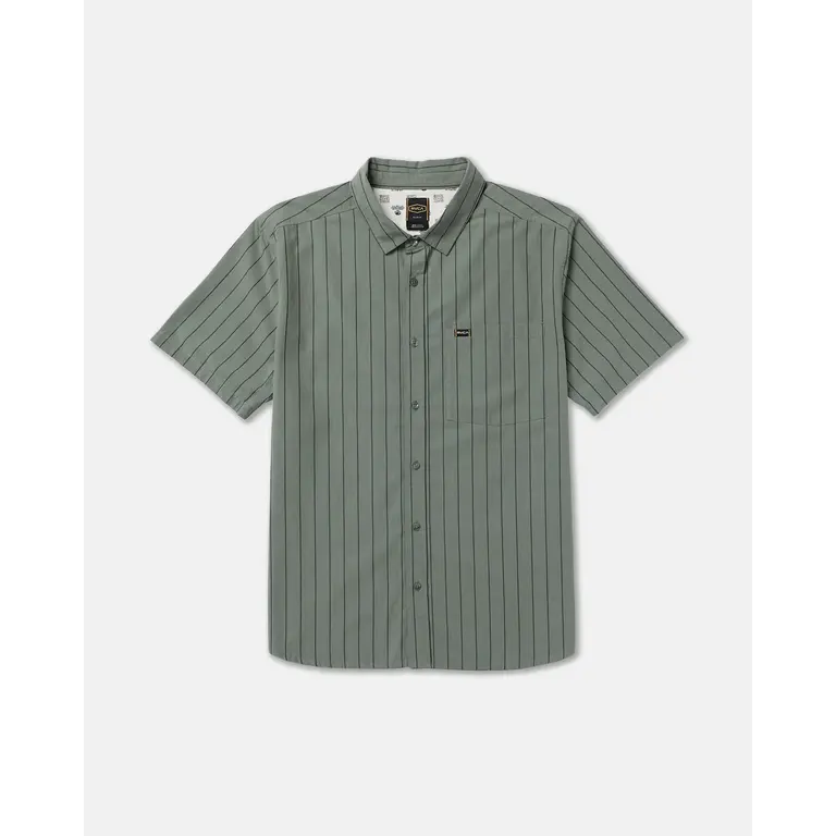 RVCA RVCA - Dayshift Workwear Stripe Short Sleeve Shirt