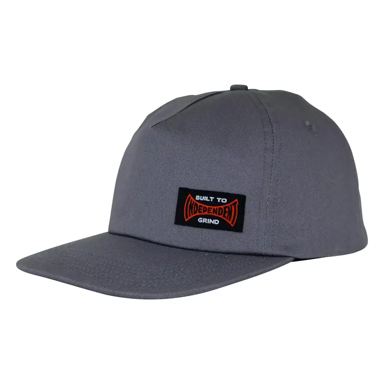 Independent Indy - Built To Grind Snapback Charcoal
