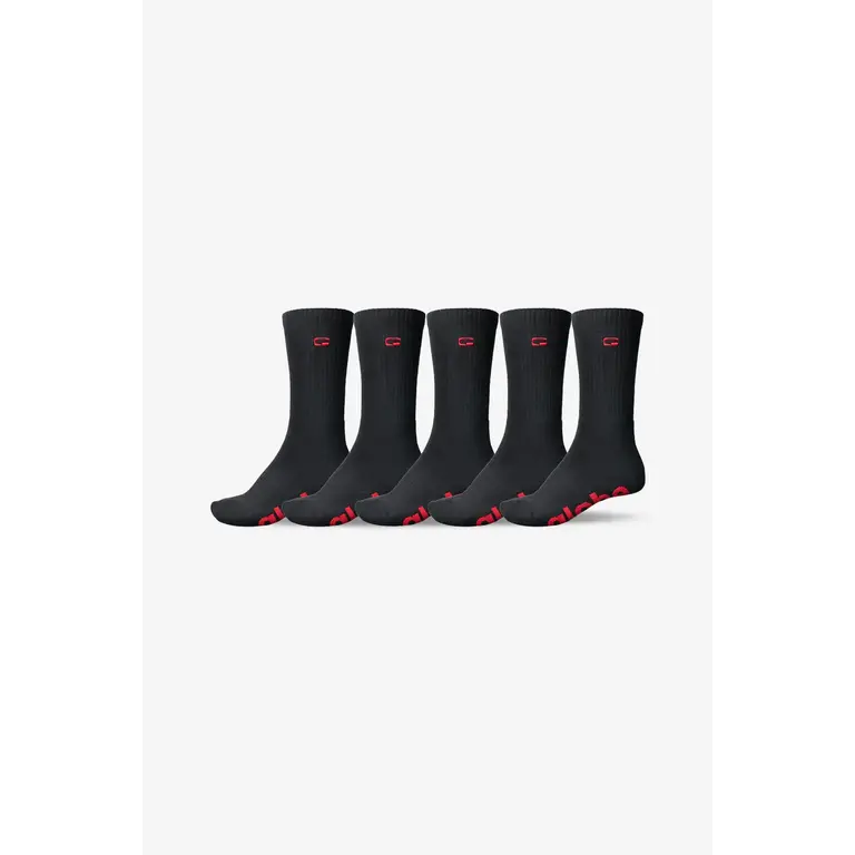 Globe Globe - OG Logo Hi Crew Socks 5 Pack