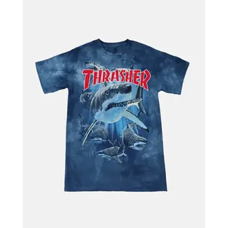 Thrasher Thrasher - Shark T-Shirt Blue