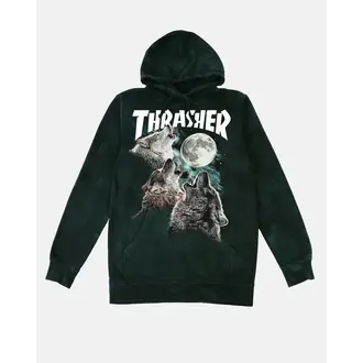 Thrasher Thrasher - Wolves Hoodie Washed Black
