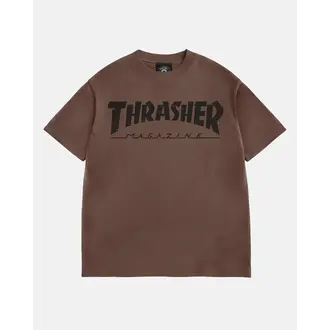Thrasher Thrasher - Mag Logo Vintage T-Shirt Chocolate
