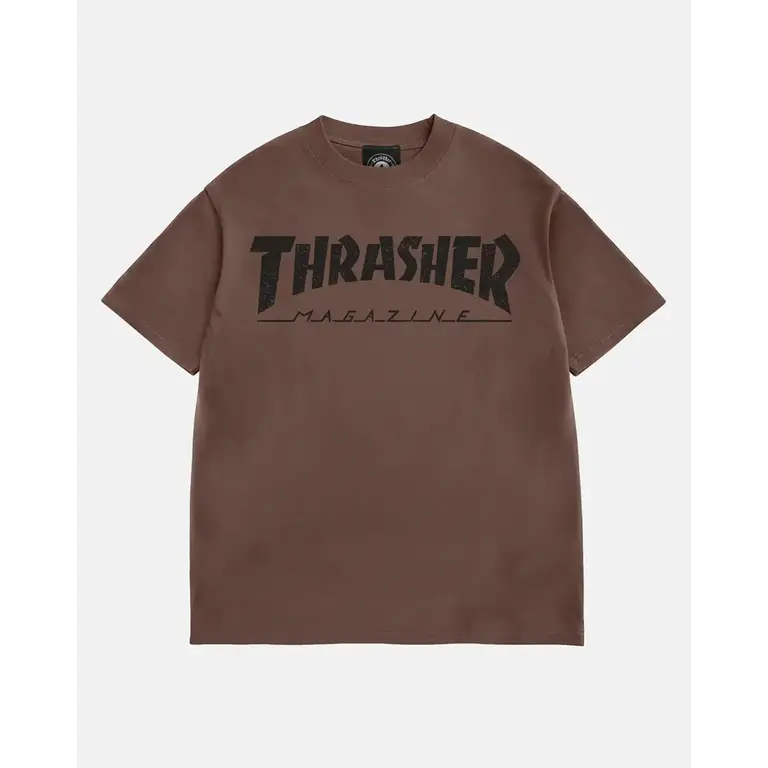 Thrasher Thrasher - Mag Logo Vintage T-Shirt Chocolate