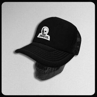 Skull Skates - Mesh Cap Small Diecut Patch Logo
