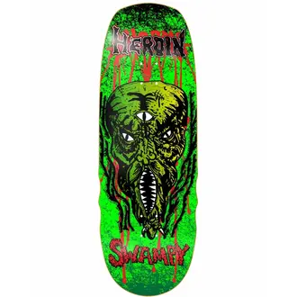 Heroin Skateboards Heroin - Swampy K02 Slime Face Deck 10.6