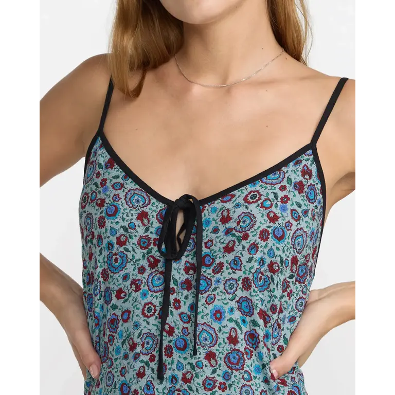 RVCA RVCA -  W's Untamed Floral Slip Dress Arona Blue