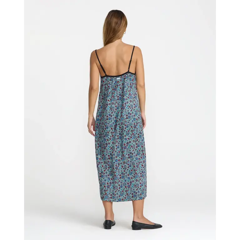 RVCA RVCA -  W's Untamed Floral Slip Dress Arona Blue