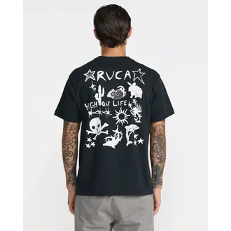 RVCA RVCA - M's High On Life Pirate Black SS