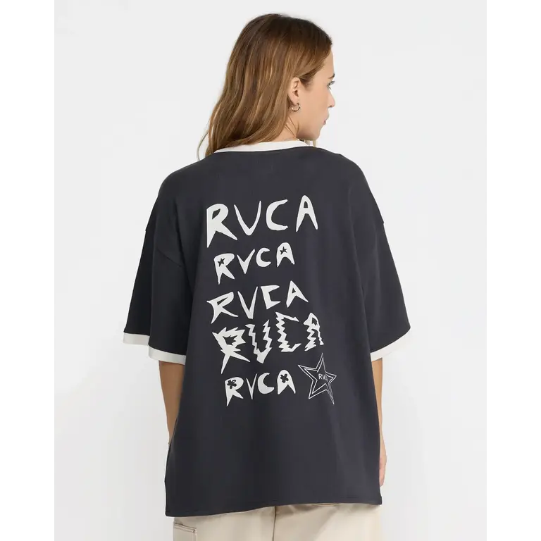 RVCA RVCA - Dani Miller Oversized Ringer Bllack