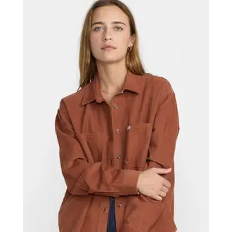 RVCA RVCA -  W's Manchester Overshirt Mocha