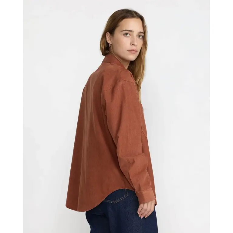 RVCA RVCA -  W's Manchester Overshirt Mocha