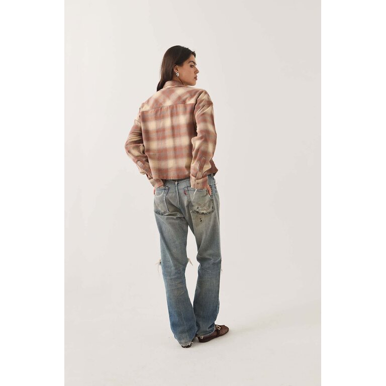 Brixton Brixton - W's Bowery  Crop L/S Overshirt