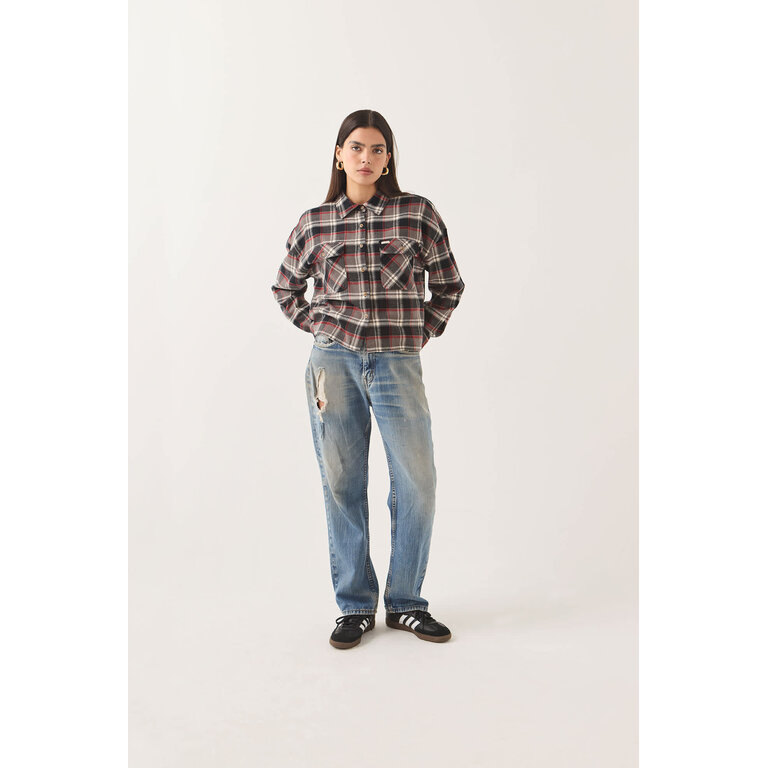 Brixton Brixton - W's Bowery  Crop L/S Overshirt