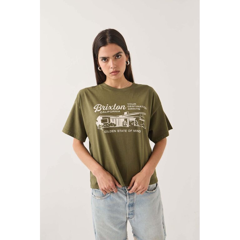Brixton Brixton - W's Your Destination Awaits Boxy Crop Top