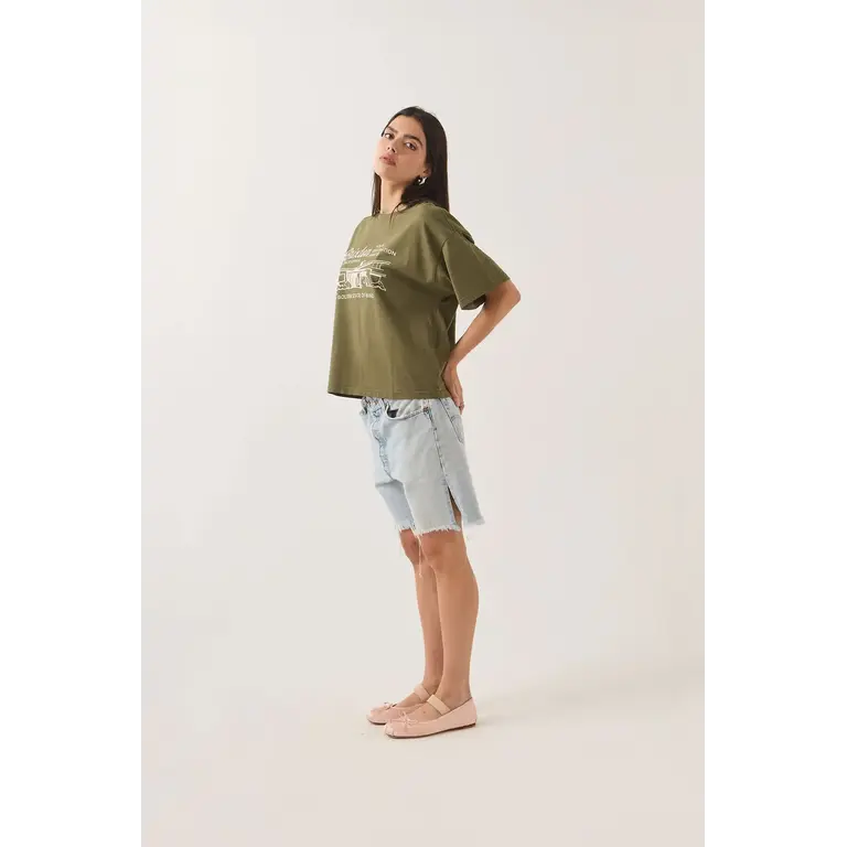 Brixton Brixton - W's Your Destination Awaits Boxy Crop Top