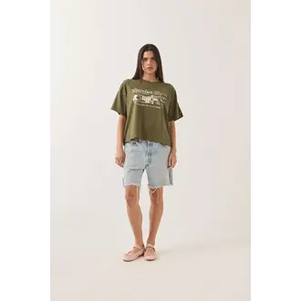 Brixton Brixton - W's Your Destination Awaits Boxy Crop Top