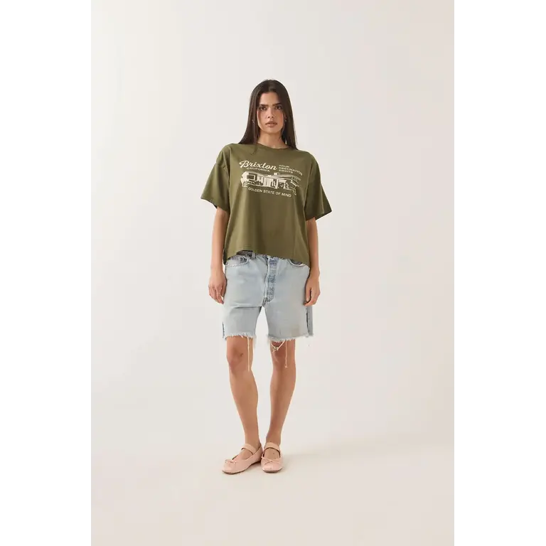 Brixton Brixton - W's Your Destination Awaits Boxy Crop Top