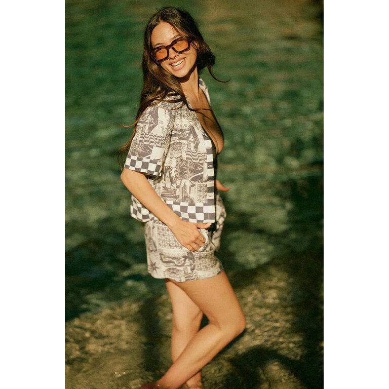 Brixton Brixton - W's The O Mar Button Down S/S Wove