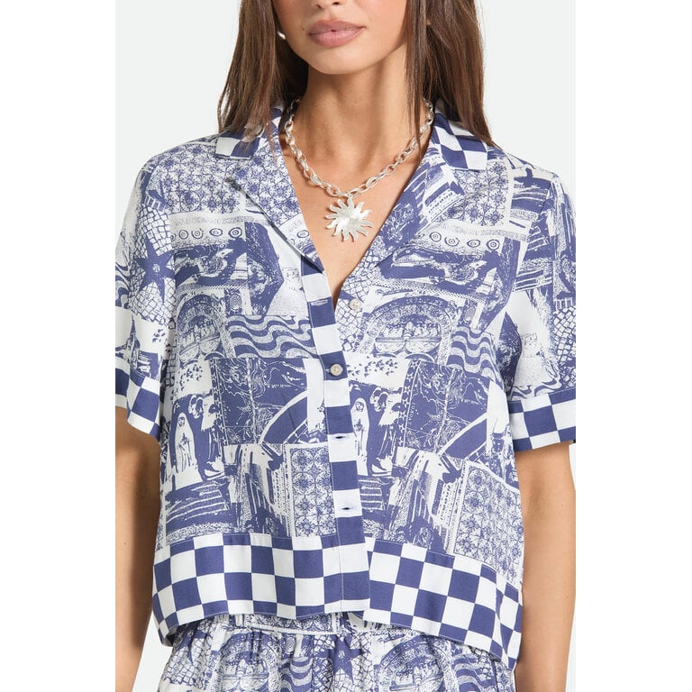 Brixton Brixton - W's The O Mar Button Down S/S Wove