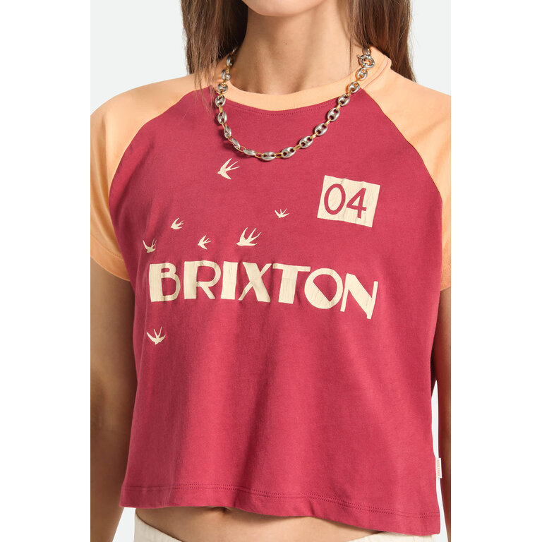 Brixton Brixton - Swallow Sky Cropped Raglan