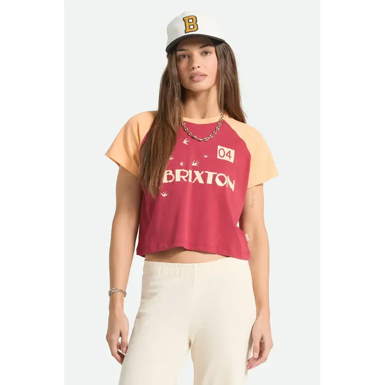Brixton Brixton - Swallow Sky Cropped Raglan