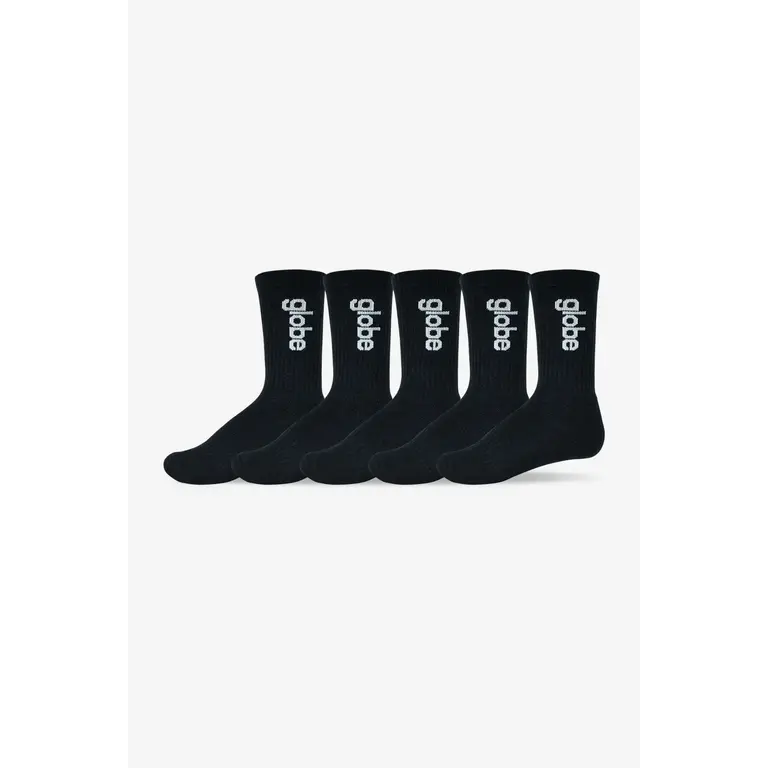 Globe Globe - OG Vert Logo Hi Crew Sock 5 Pack