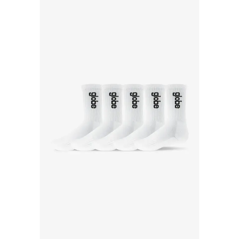 Globe Globe - OG Vert Logo Hi Crew Sock 5 Pack